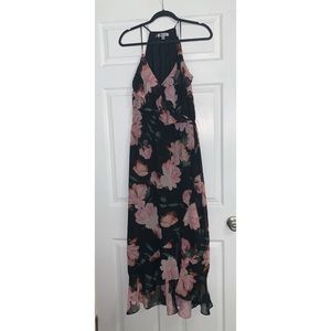 Floral High Low Dress
